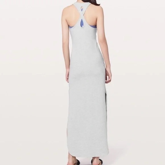 Lululemon Restore & Revitalize Dress in Heathered Core Light Grey - Picture 3 of 8